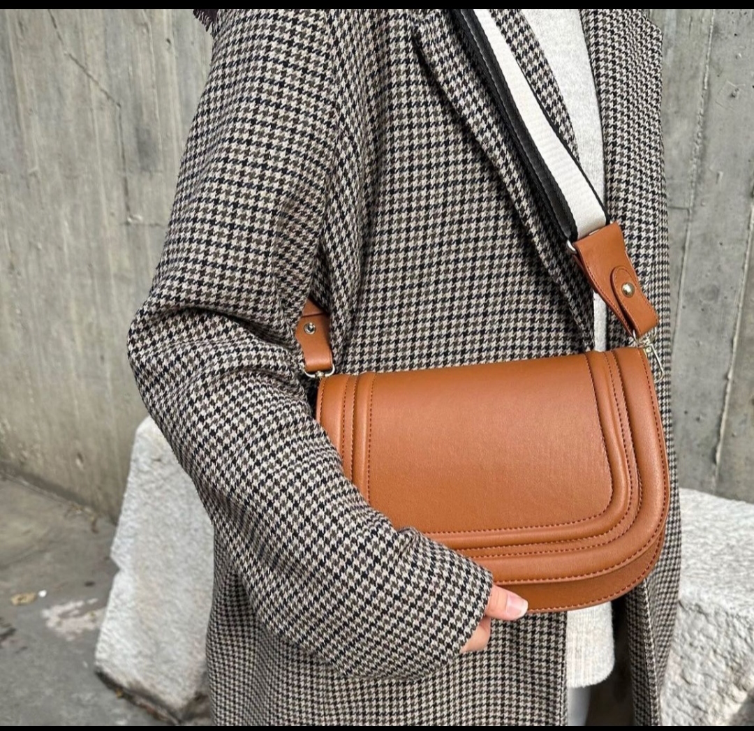 ZEYN ELLA AÇIK KAHVE OMUZ ÇANTASI 