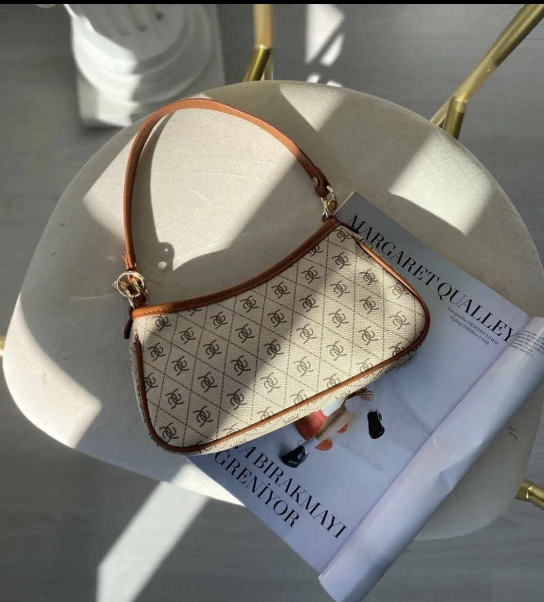 ZEYN BERRY KAHVE BAGET ÇANTA