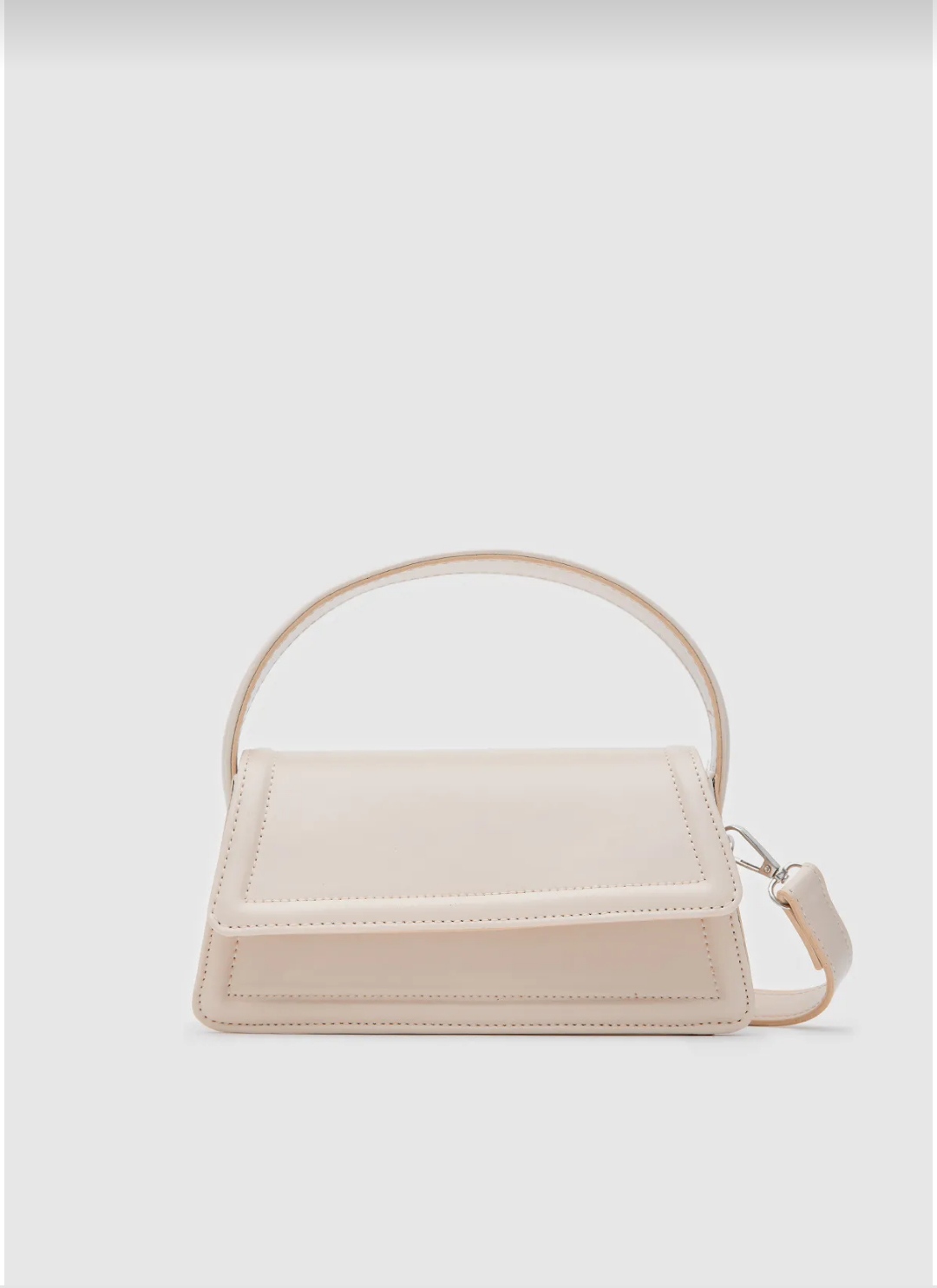 ZEYN MİLA KREM EL VE OMUZ ÇANTASI 