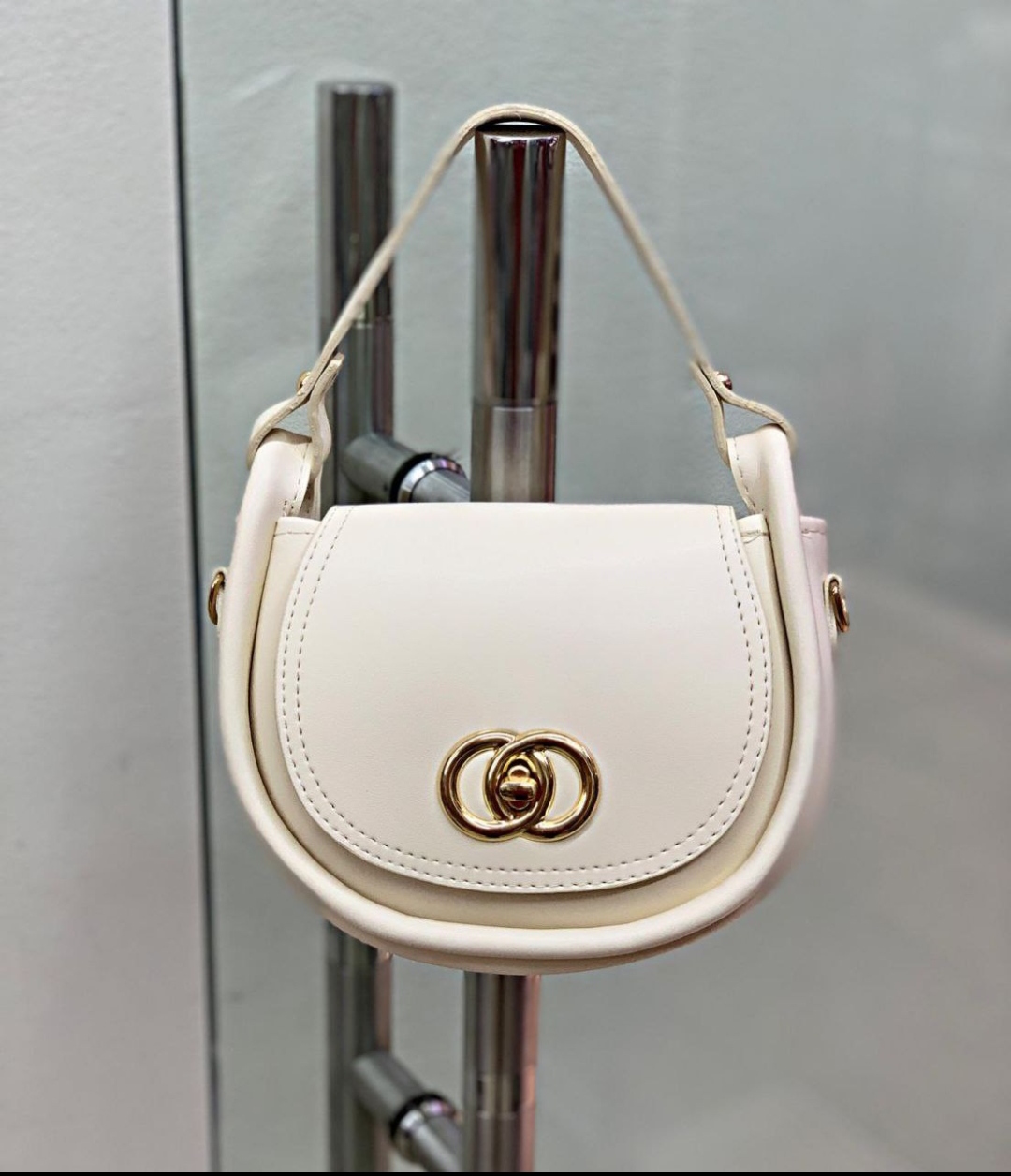 ZEYN KAYLEE KREM EL VE OMUZ ÇANTASI 