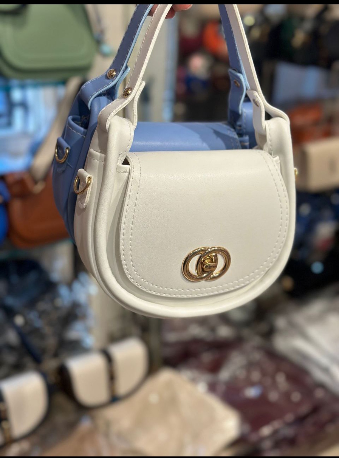 ZEYN KAYLEE BEYAZ OMUZ VE EL ÇANTASI 