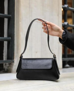 ZEYN LAURA SİYAH OMUZ ÇANTASI 