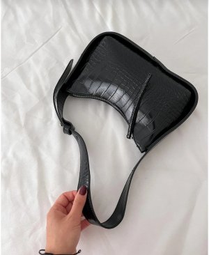 ZEYN ADEL SİYAH OMUZ ÇANTASI 